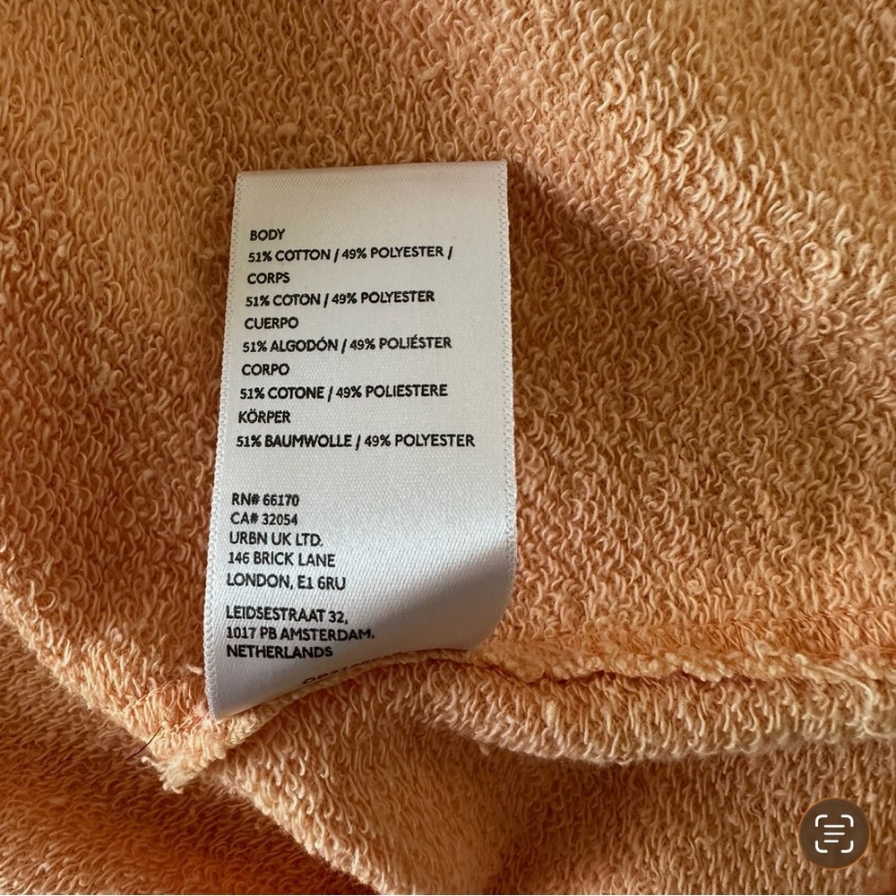 We The Free Oversized V‑Neck Sweatshirt in Peach - Picture 6 of 9